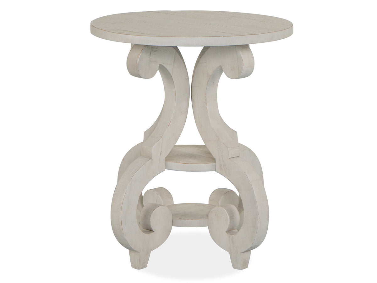Bronwyn Alabaster Round Accent Table - T4436-35