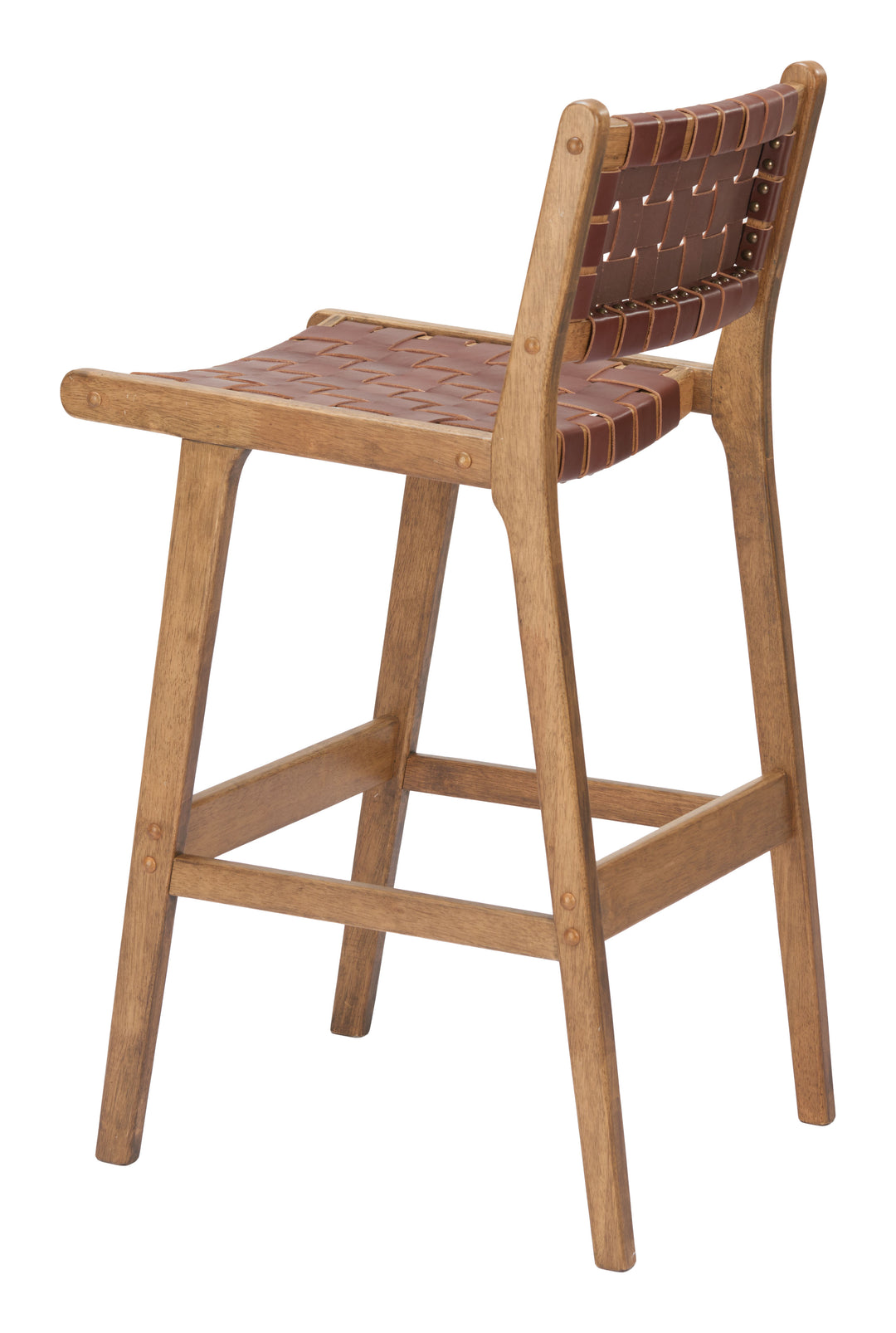 Feder Barstool (Set of 2) Brown