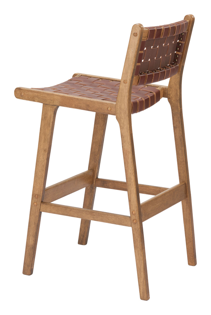 Feder Barstool (Set of 2) Brown