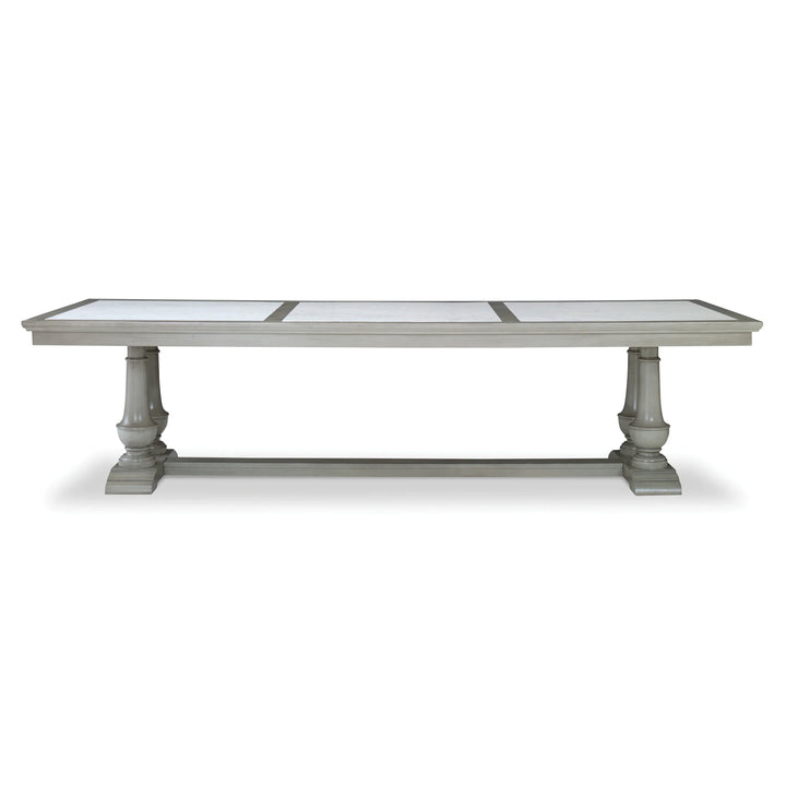 Harvest Dining Table (96" Marble Top) - AmericanHomeFurniture