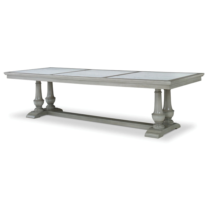 Harvest Dining Table (96" Marble Top) - AmericanHomeFurniture