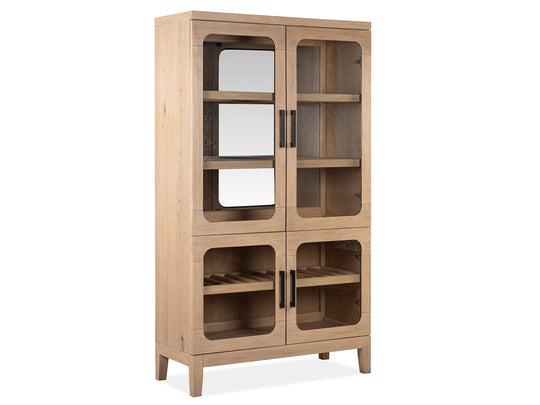 Somerset Butternut Buffet Curio - D5684-04