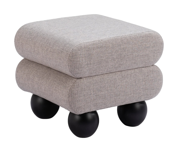 Davao Ottoman Gray - AmericanHomeFurniture