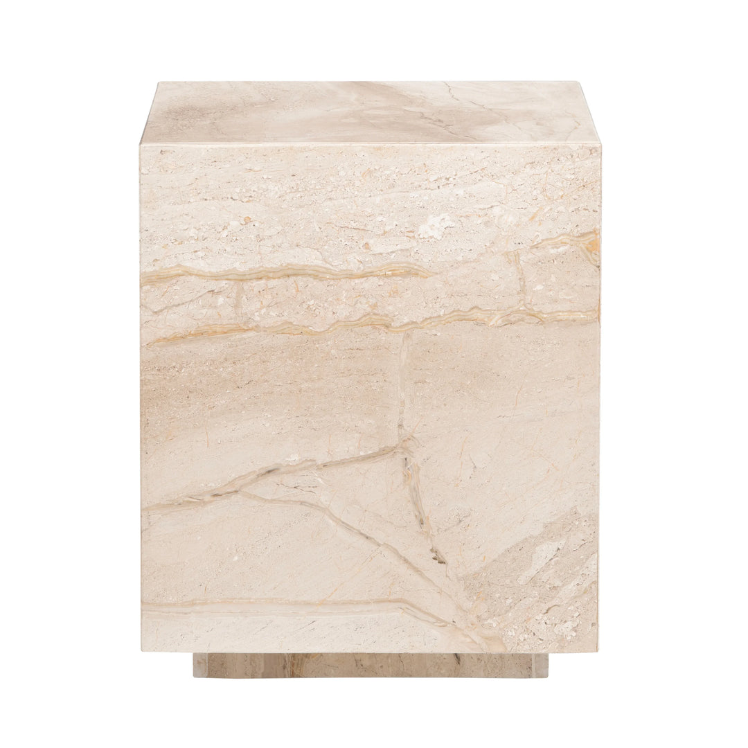 Florence Dyna Marble End Table - AmericanHomeFurniture