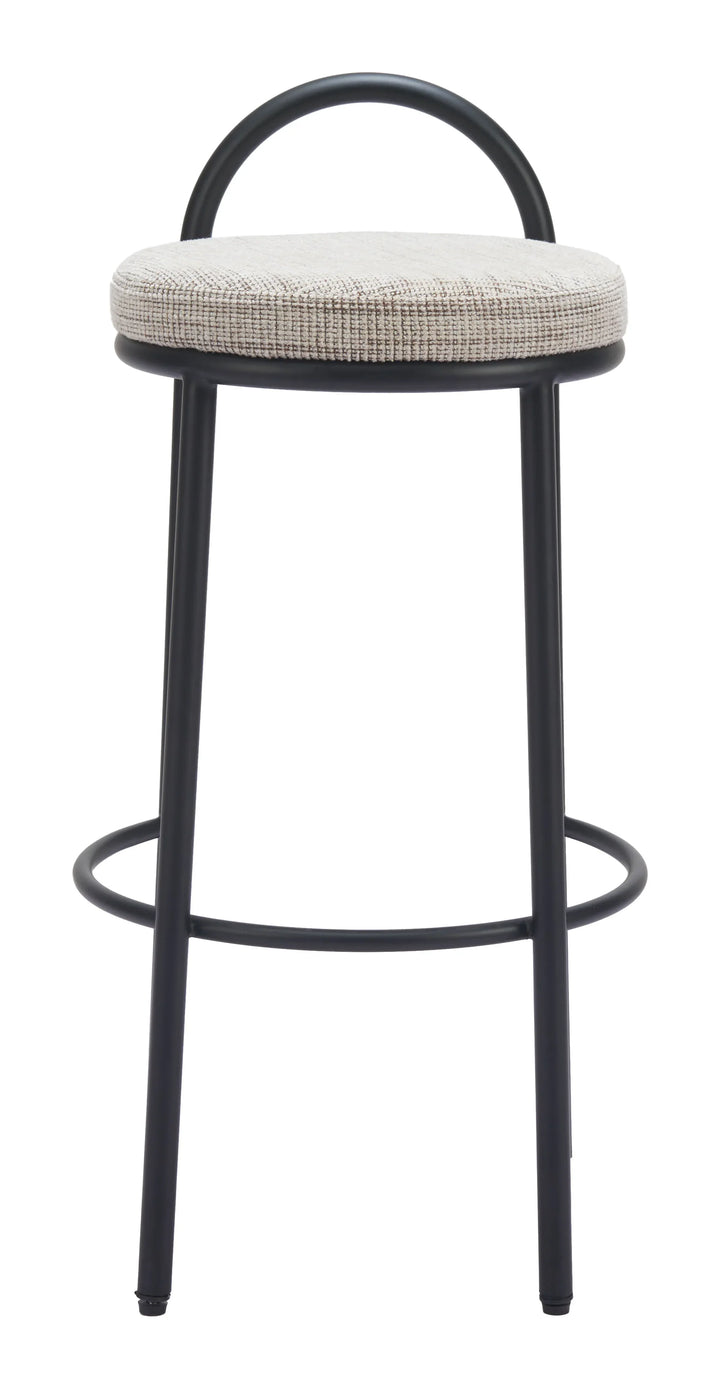 Sisal Barstool (Set of 2) Beige Tweed - AmericanHomeFurniture