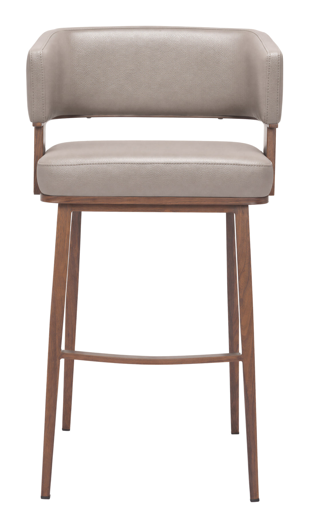 Poise Barstool Brown & Walnut - 111395