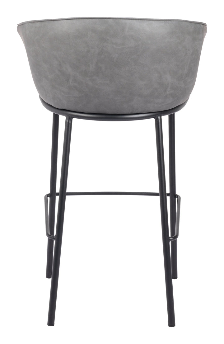 Garston Barstool Gray - AmericanHomeFurniture