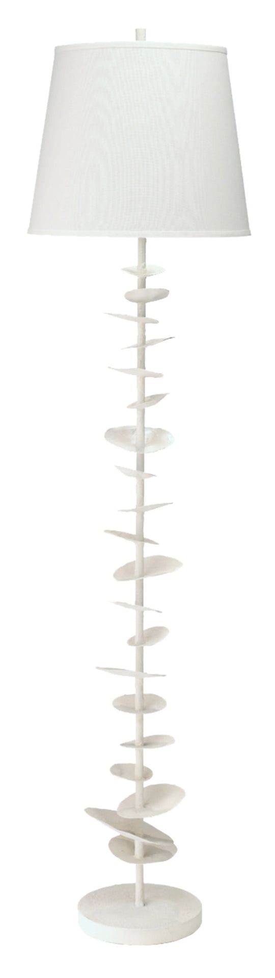 Jamie Young Petals Steel and Gesso Floor Lamp FLOOR LAMPS
