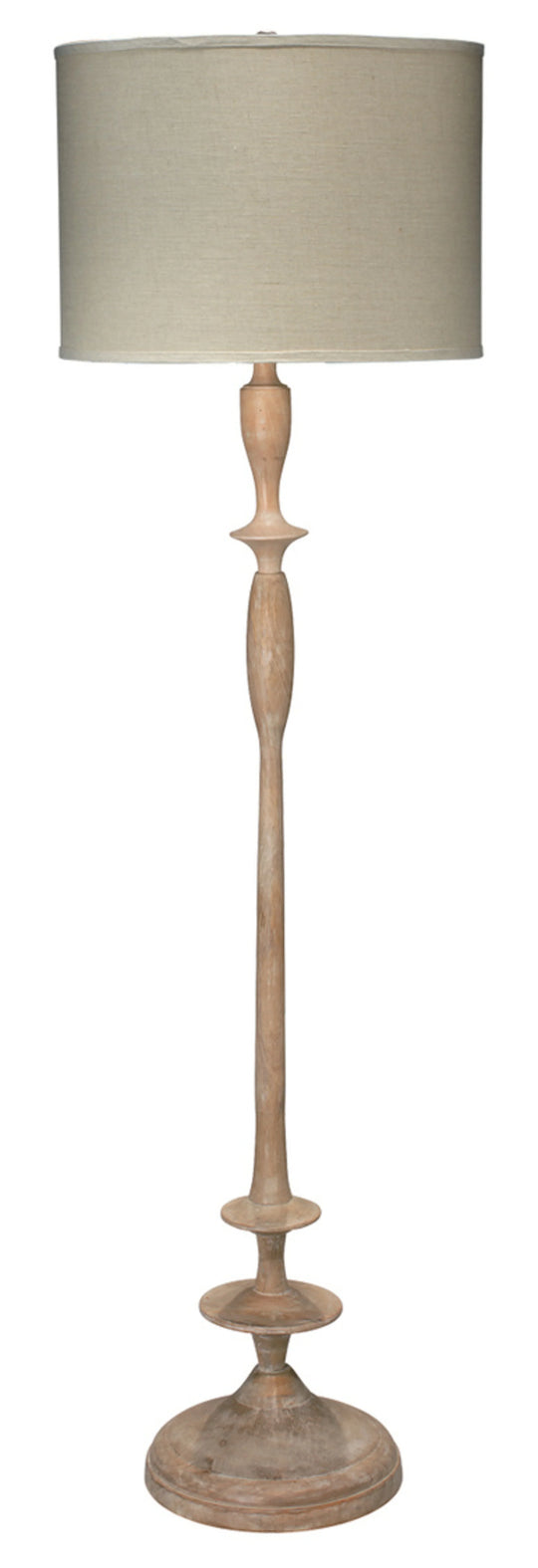 Jamie Young Petite Paro 1-Light Wood Floor Lamp FLOOR LAMPS