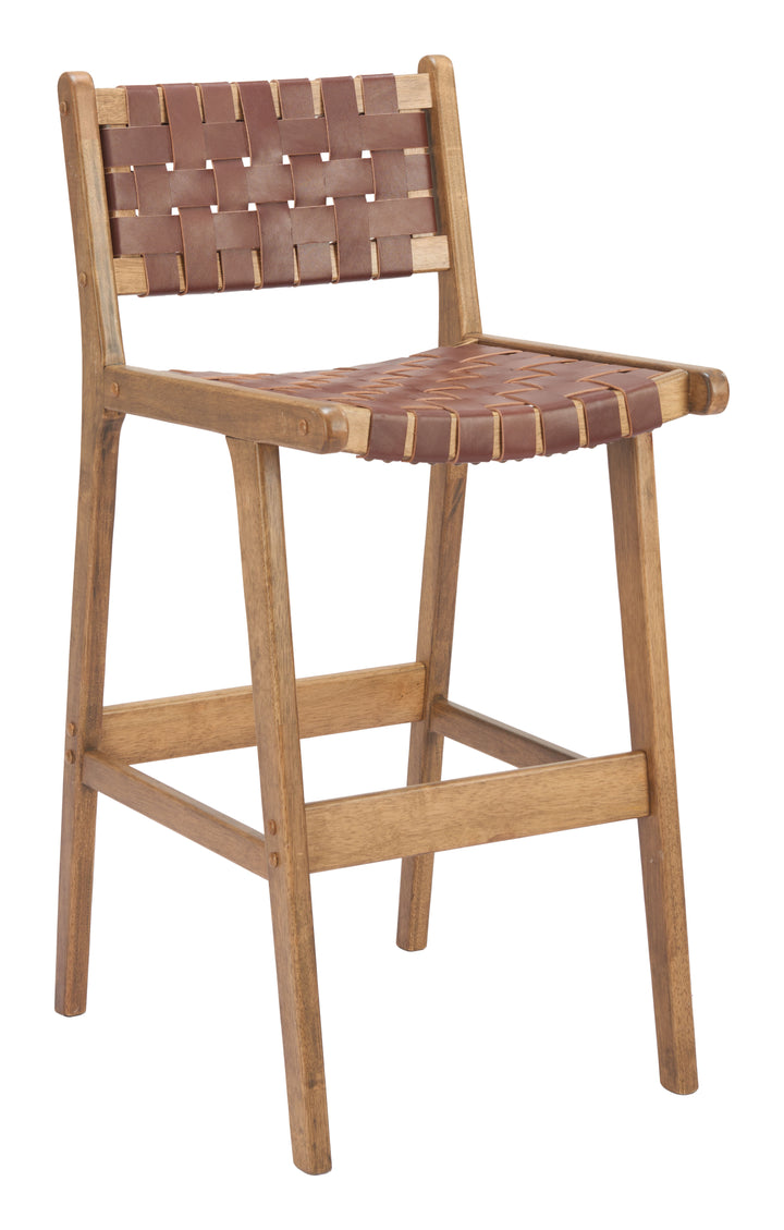 Feder Barstool (Set of 2) Brown