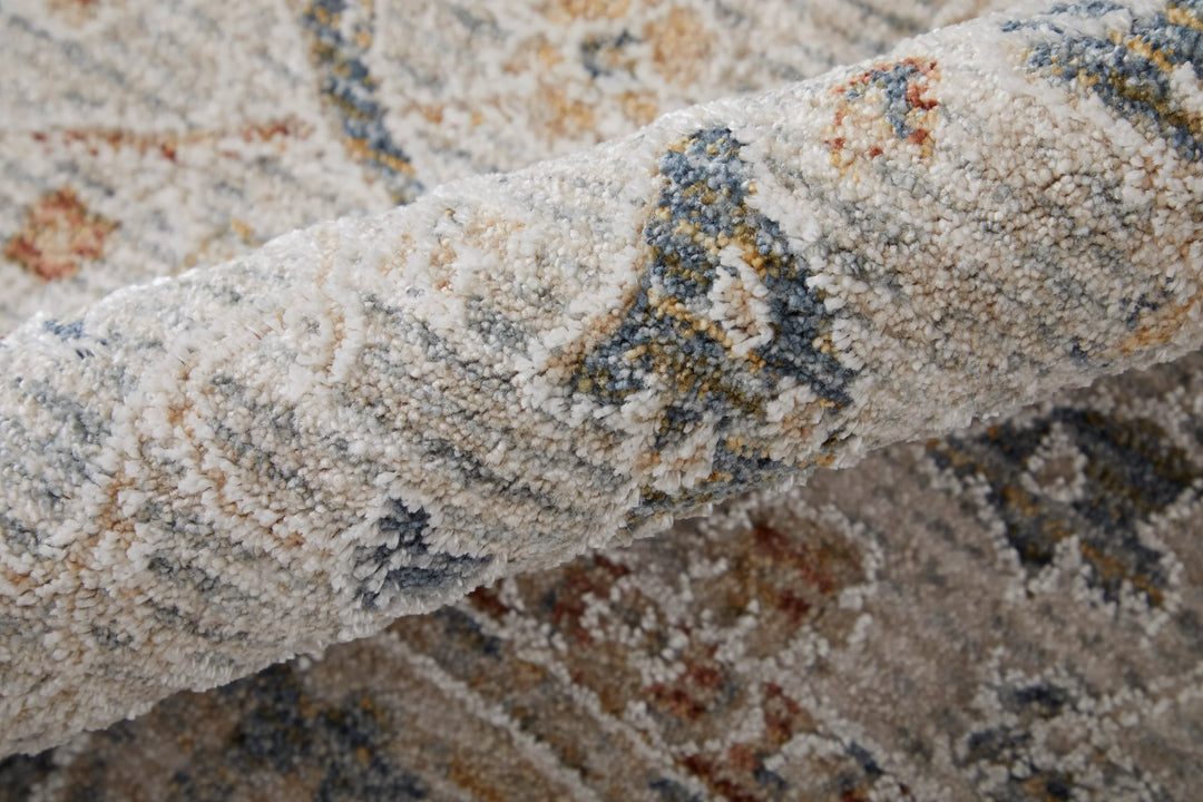 Rectangle/5' x 7'6"/Ivory/Multi