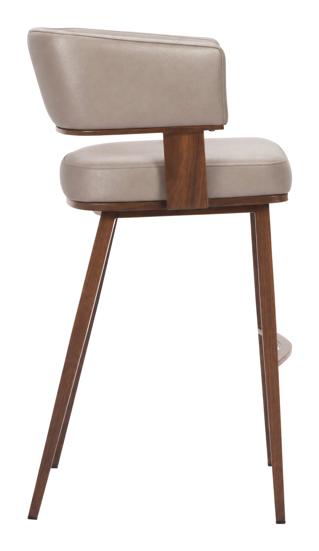 Poise Barstool Brown & Walnut - 111395