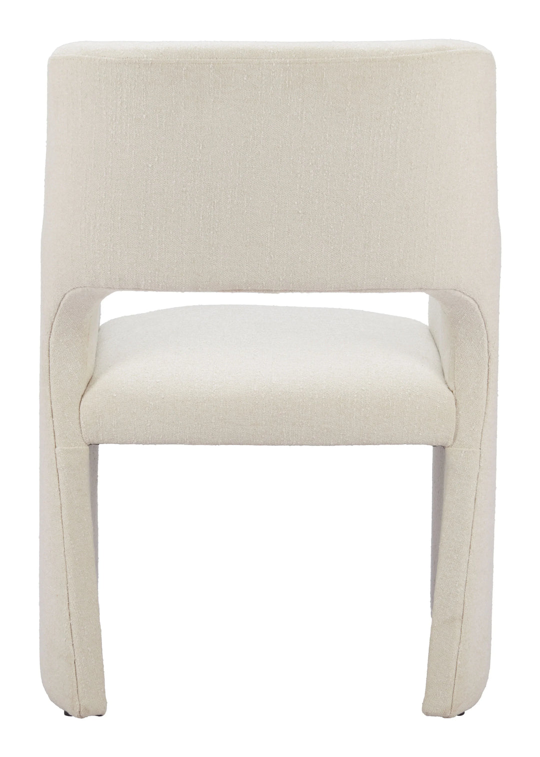 Minet Dining Chair Linen White - AmericanHomeFurniture