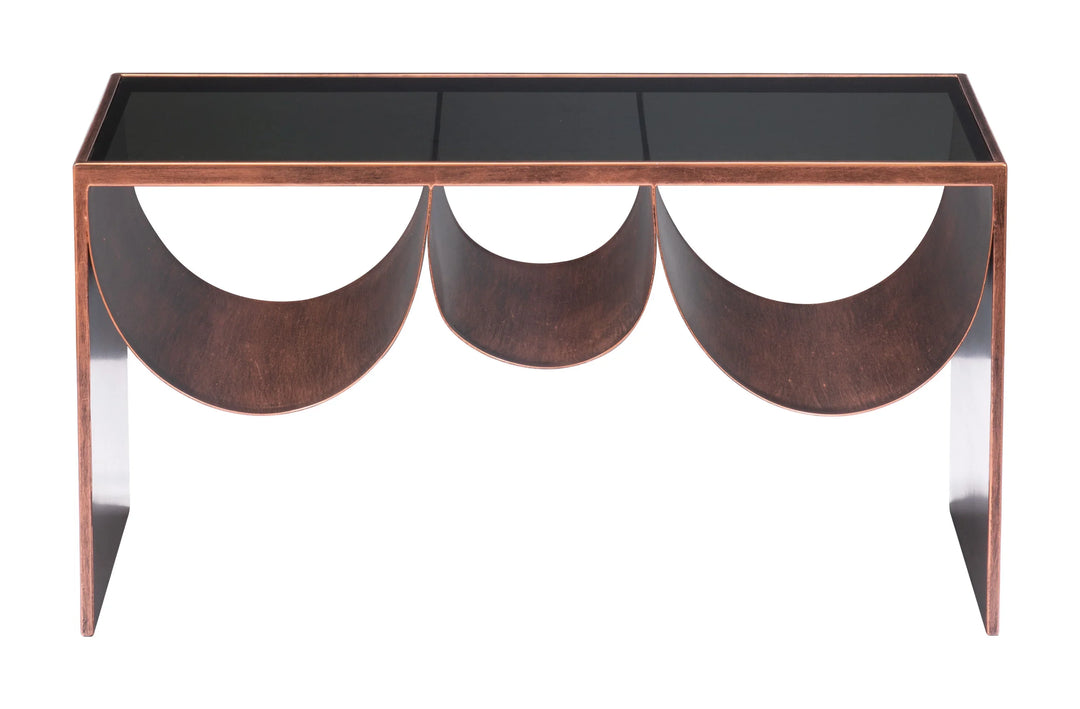 Aveiro Coffee Table Copper & Black - AmericanHomeFurniture