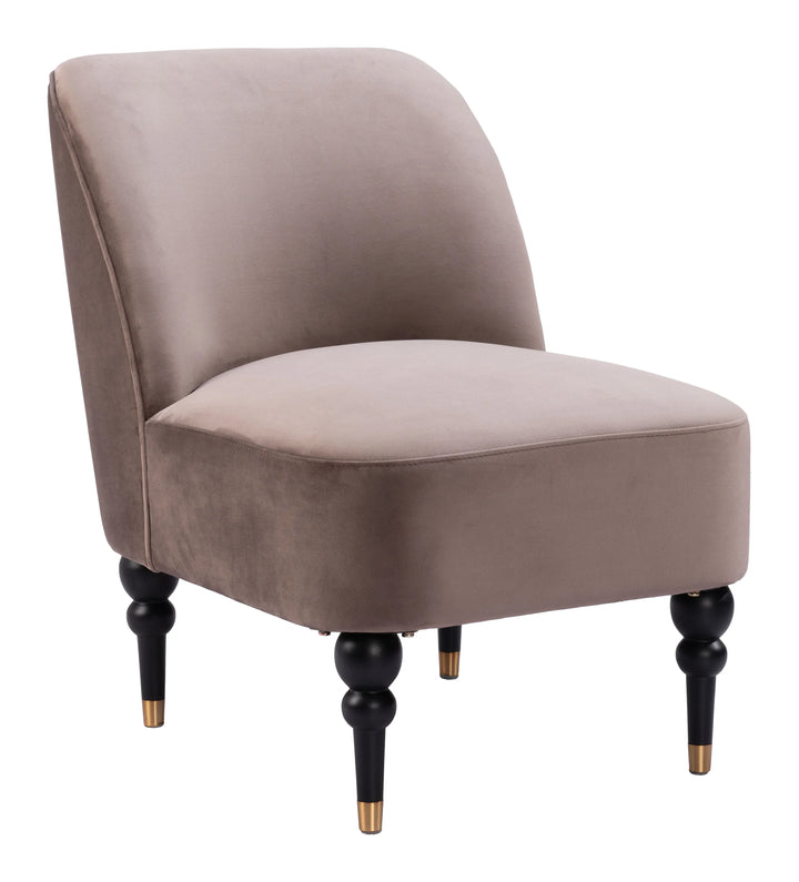 Bintulu Accent Chair Taupe - AmericanHomeFurniture