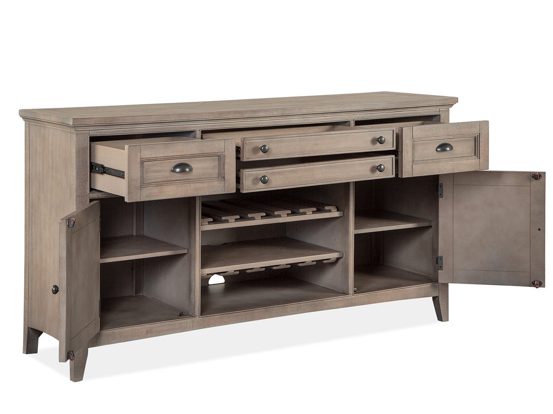 Paxton Place Dovetail Grey Buffet - D4805-14