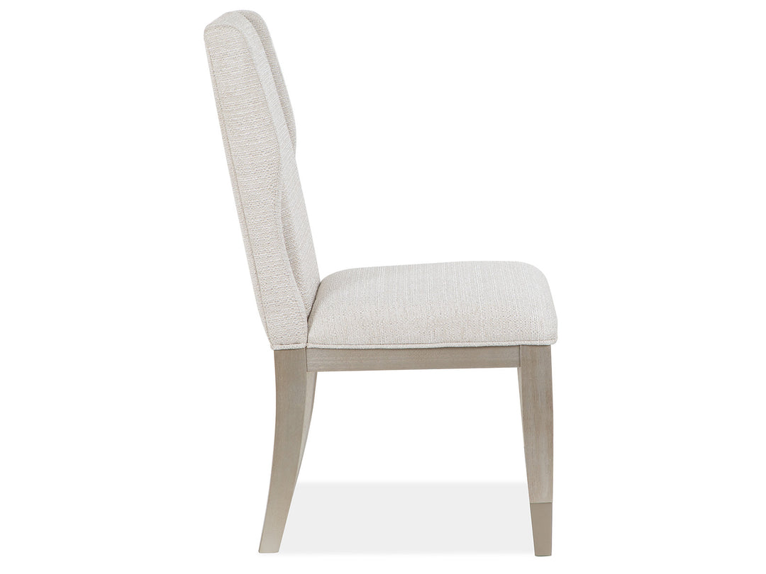 Lenox Acadia White Upholstered Host Chair - Set of 2 - D5490-66