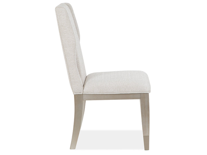 Lenox Acadia White Upholstered Host Chair - Set of 2 - D5490-66
