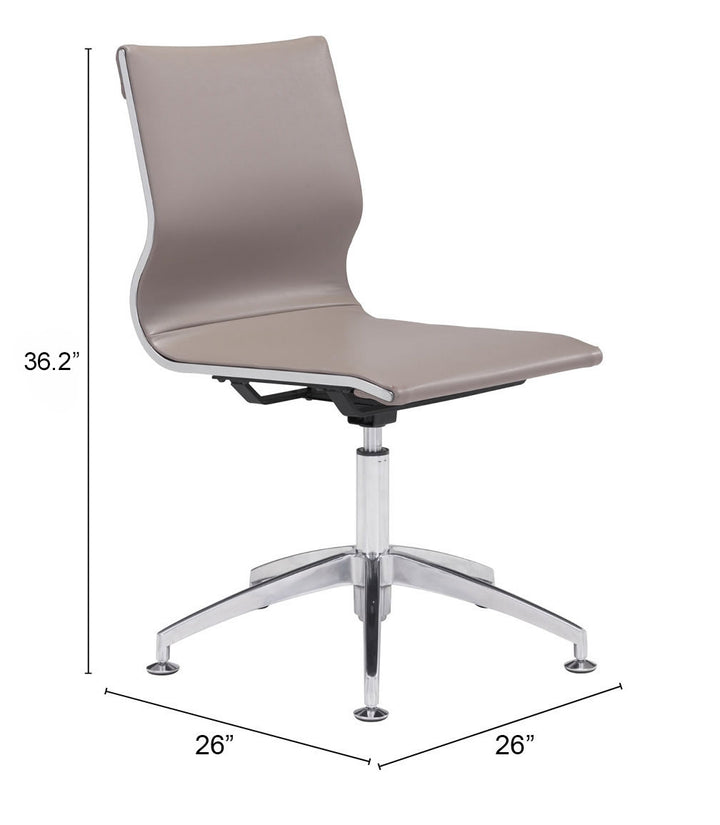 Glider Conference Chair Taupe - 100379