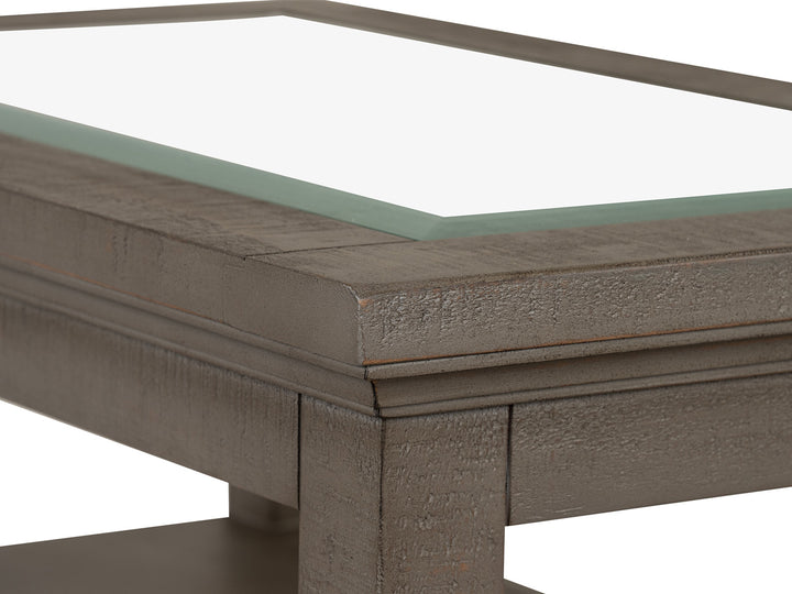 Paxton Place Dovetail Grey Chairside End Table - T4805-10