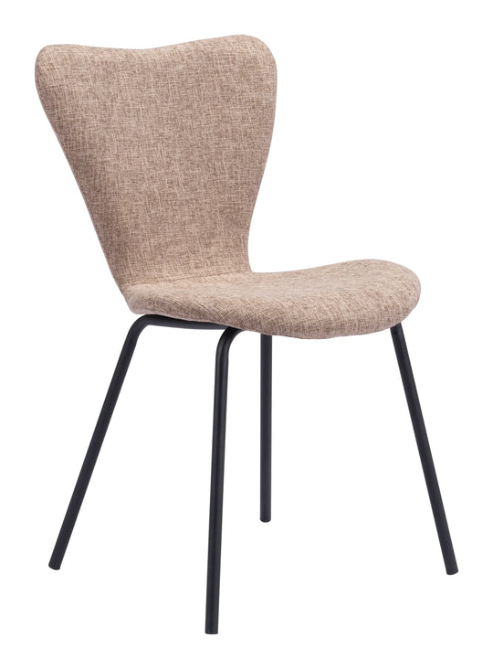 Zuo Tollo Dining Chair (Set of 2) Brown DINING CHAIRS