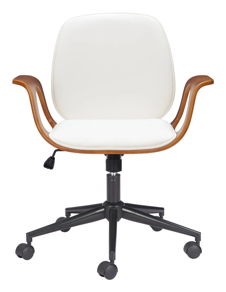 Ali Office Chair White - AmericanHomeFurniture