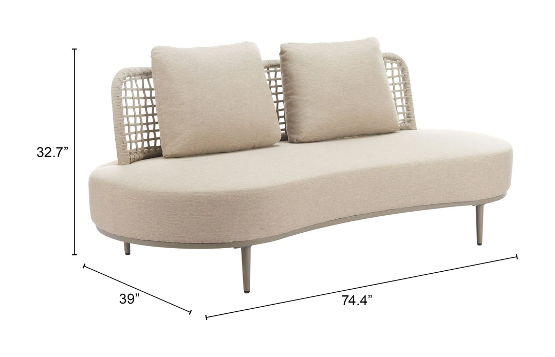 Ruhe Sofa Beige - AmericanHomeFurniture