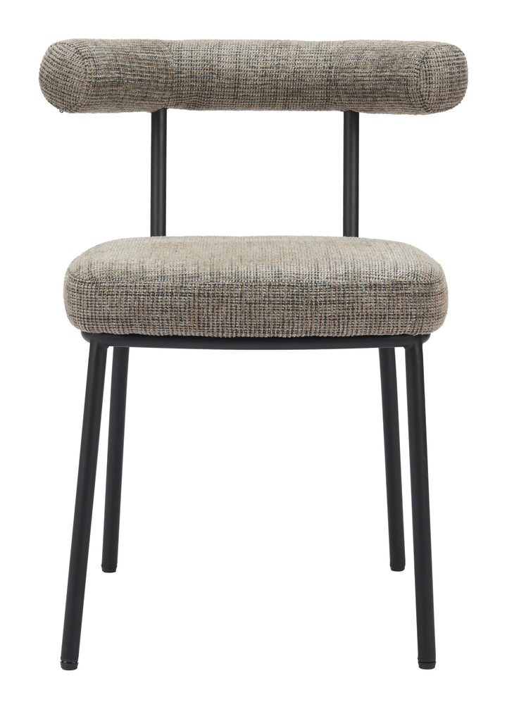 Kede Dining Chair (Set of 2) Green Tweed - AmericanHomeFurniture