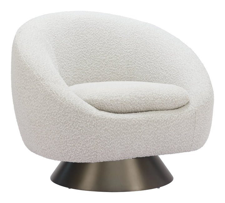 Modan Swivel Chair Misty Gray - AmericanHomeFurniture