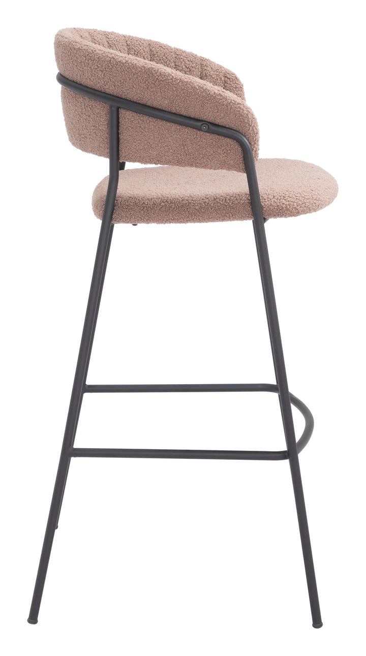 Josephine Barstool (Set of 2) Brown - AmericanHomeFurniture