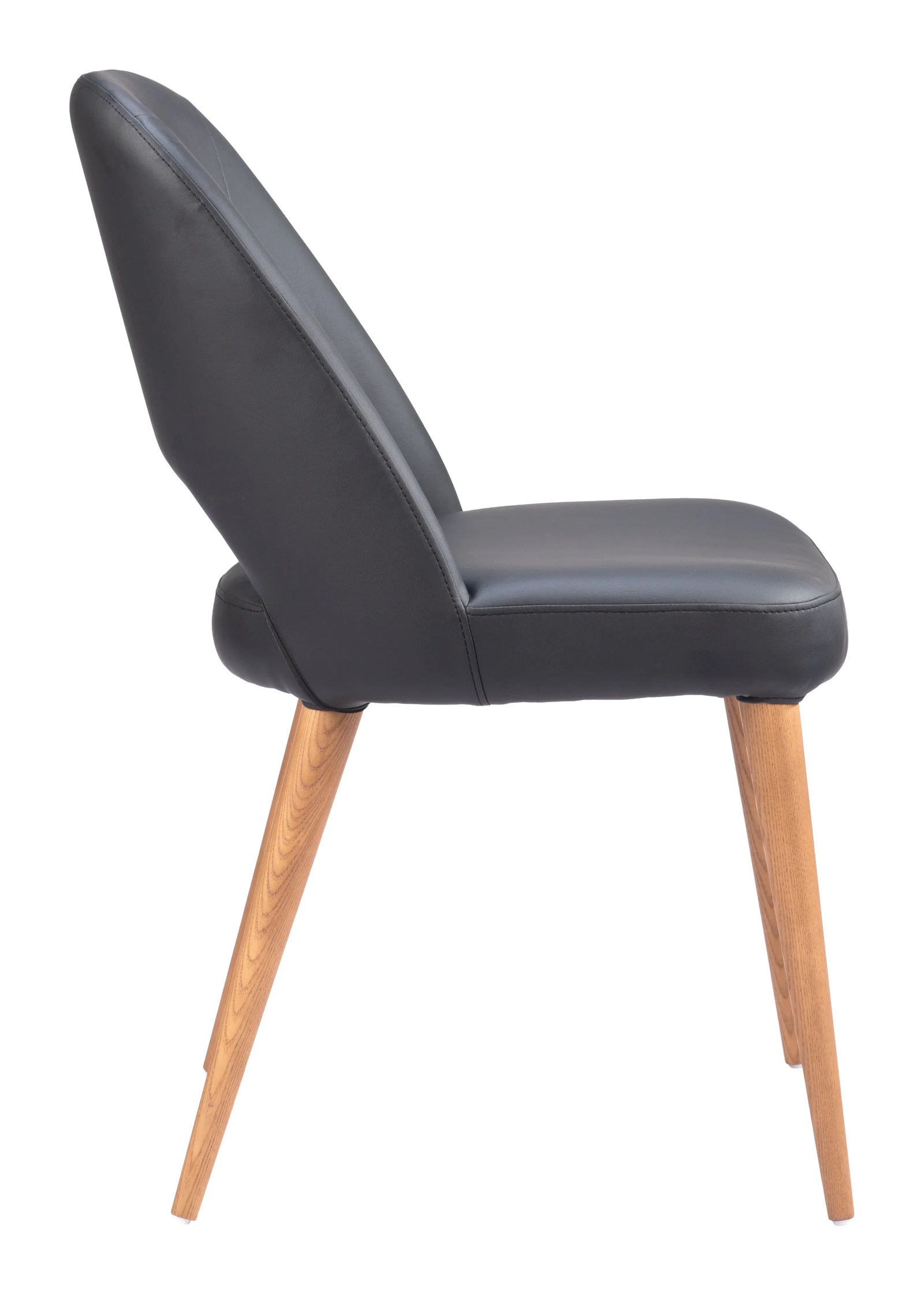 Zuo Leith Dining Chair (Set of 2) Black DINING CHAIRS