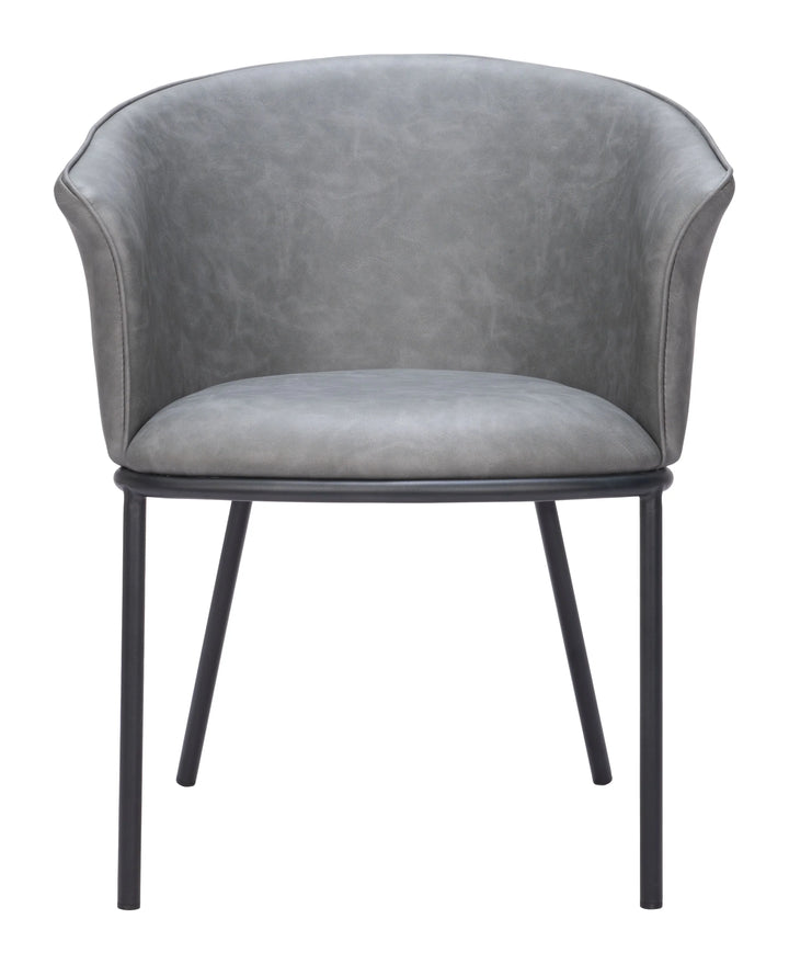 Garston Dining Chair Gray - AmericanHomeFurniture