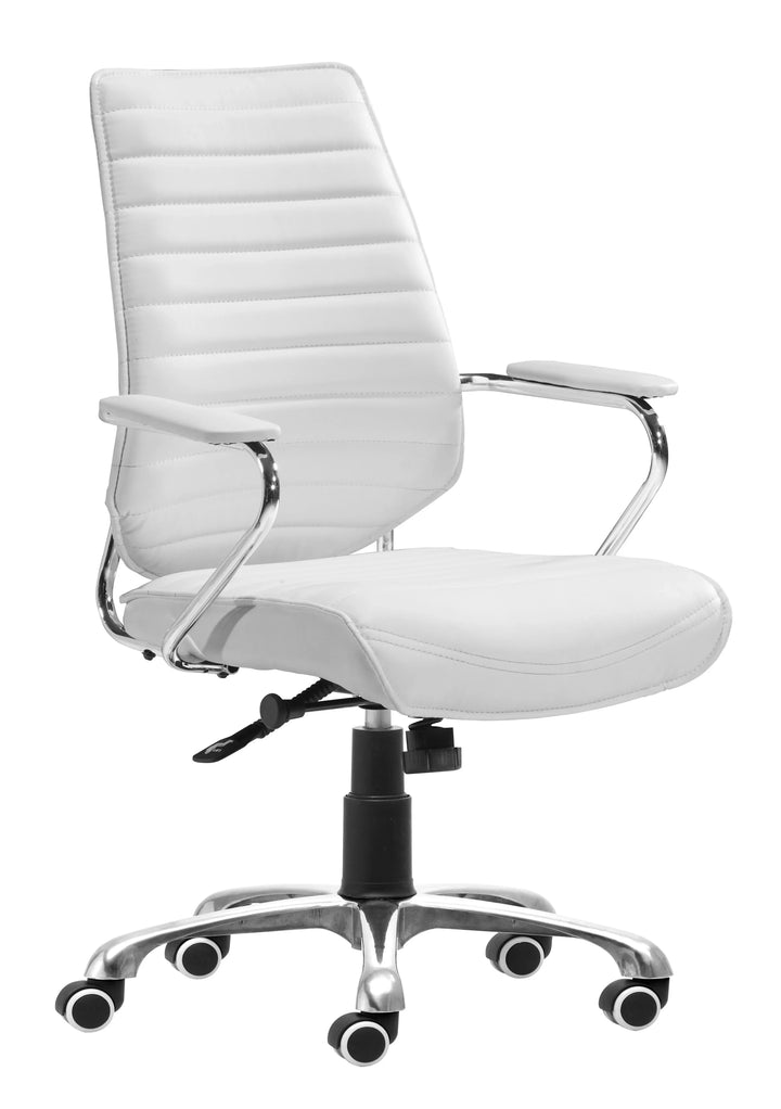 Enterprise Low Back Office Chair White - AmericanHomeFurniture