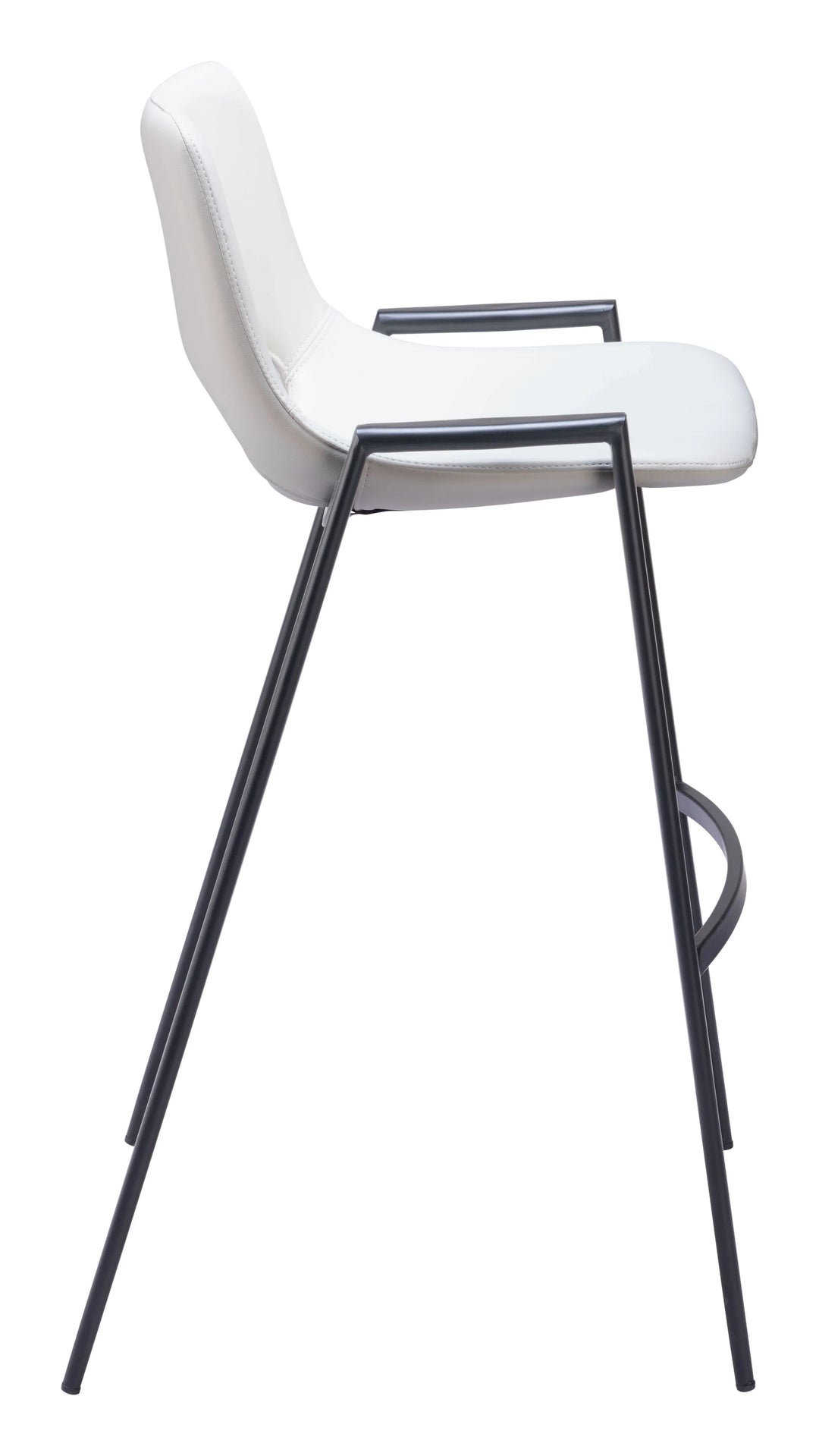 Desi Barstool (Set of 2) White - AmericanHomeFurniture
