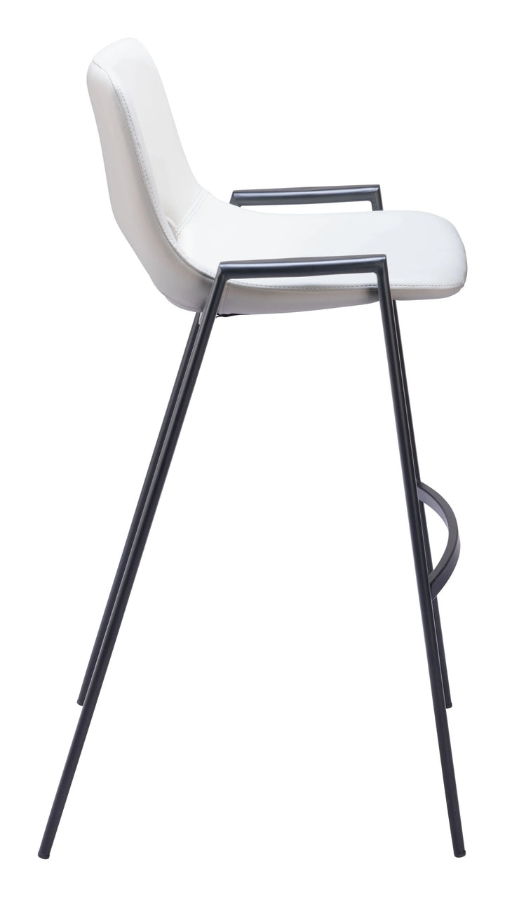 Desi Barstool (Set of 2) White - AmericanHomeFurniture