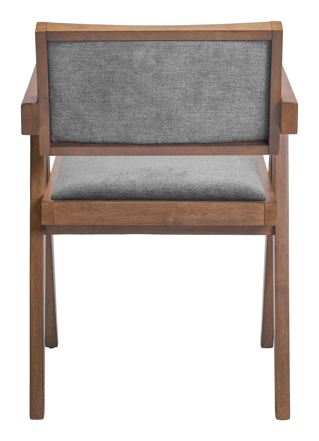 Delhi Dining Chair (Set of 2) Gray & Walnut - AmericanHomeFurniture