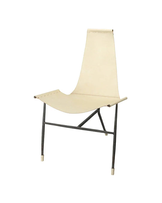 Jamie Young Abilene Leather Lounge Chair ACCENT + LOUNGE CHAIRS