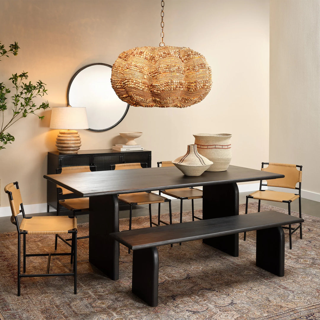 Arc Mango Wood Dining Table - AmericanHomeFurniture