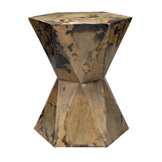 Jamie Young Crown Side Table, Acid Wash Metal - Medium ACCENT TABLES
