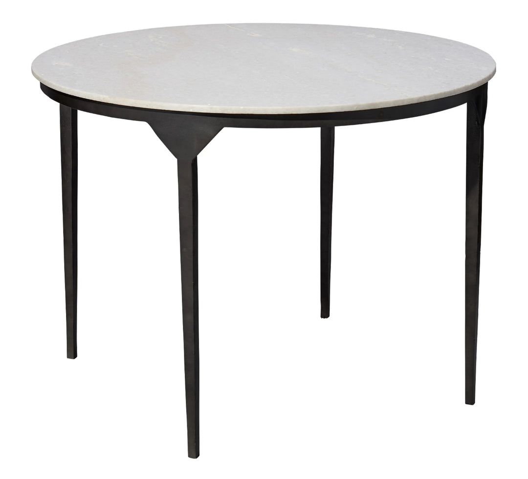 Dante Marble and Metal Dining Table - AmericanHomeFurniture