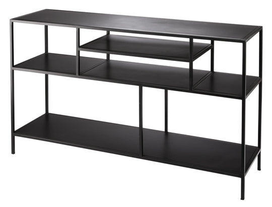 Jamie Young Element Shelved Console Iron Table CONSOLE TABLES