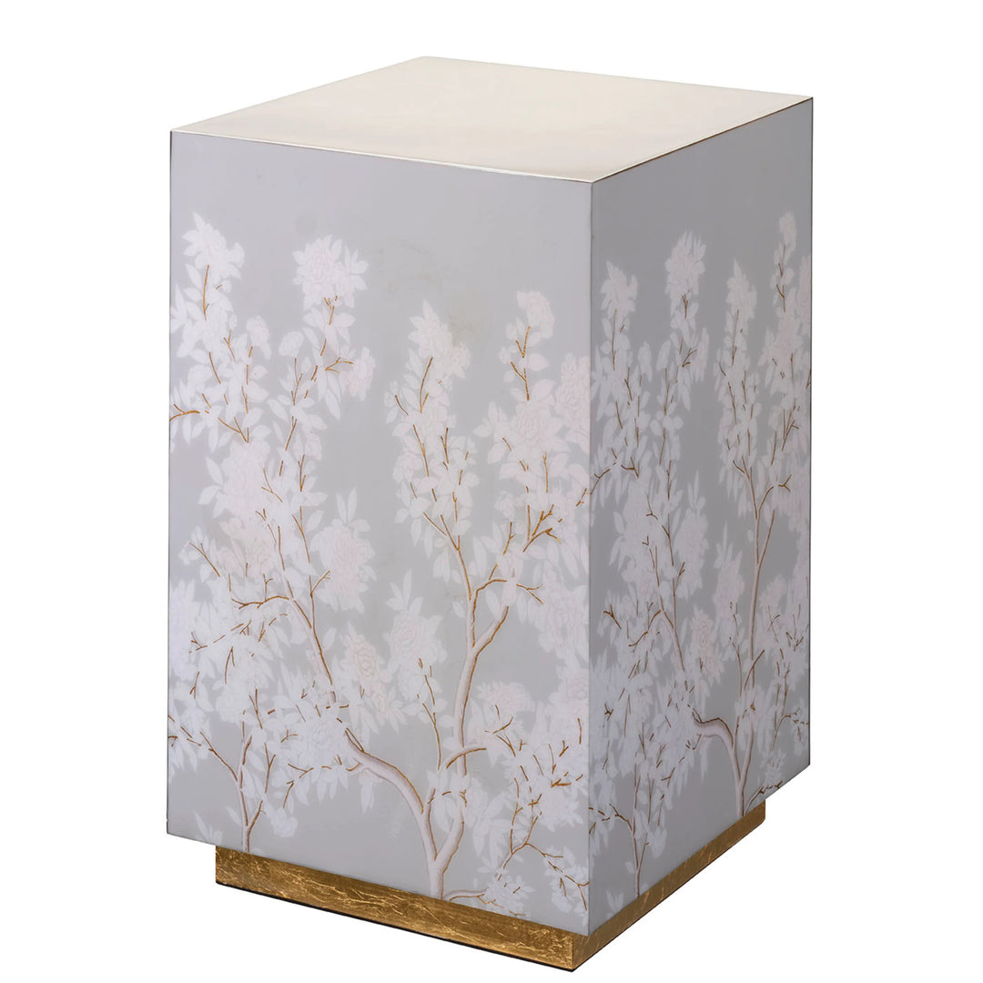 Garland Floral Accent Side Table - AmericanHomeFurniture