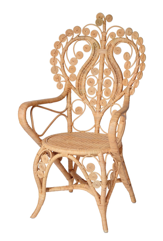 Jamie Young Hibiscus Rattan Arm Chair ACCENT + LOUNGE CHAIRS