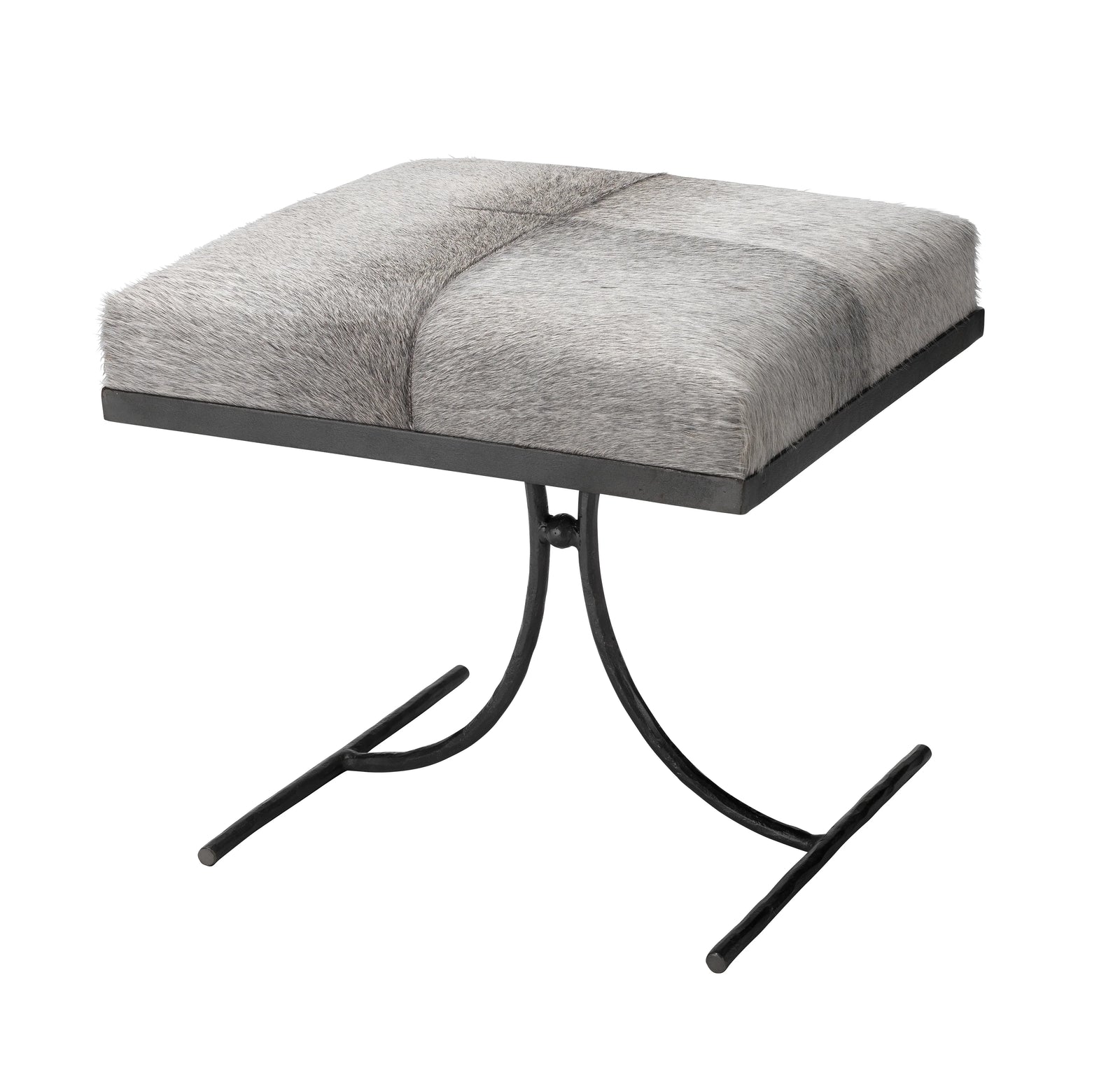 Jamie Young Kai Hide Stool OTTOMANS, POUFS, + STOOLS
