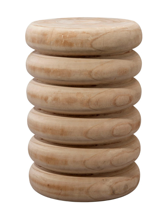 Jamie Young Mojave Wood Side Table ACCENT TABLES