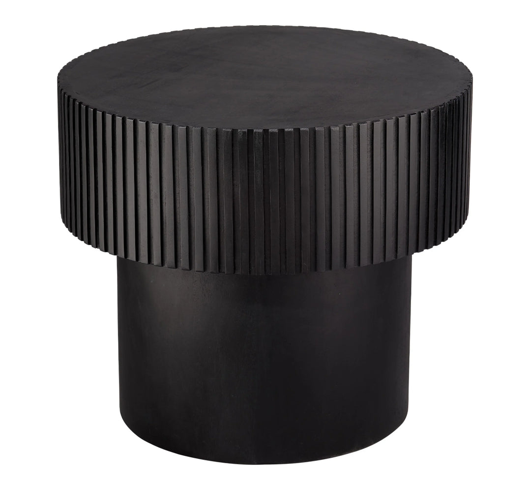 Notch Round Side Table - AmericanHomeFurniture