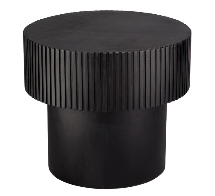 Notch Round Side Table - AmericanHomeFurniture