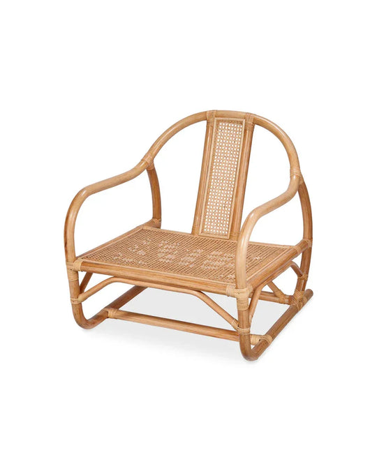Jamie Young Orchid Rattan Lounge Chair ACCENT + LOUNGE CHAIRS