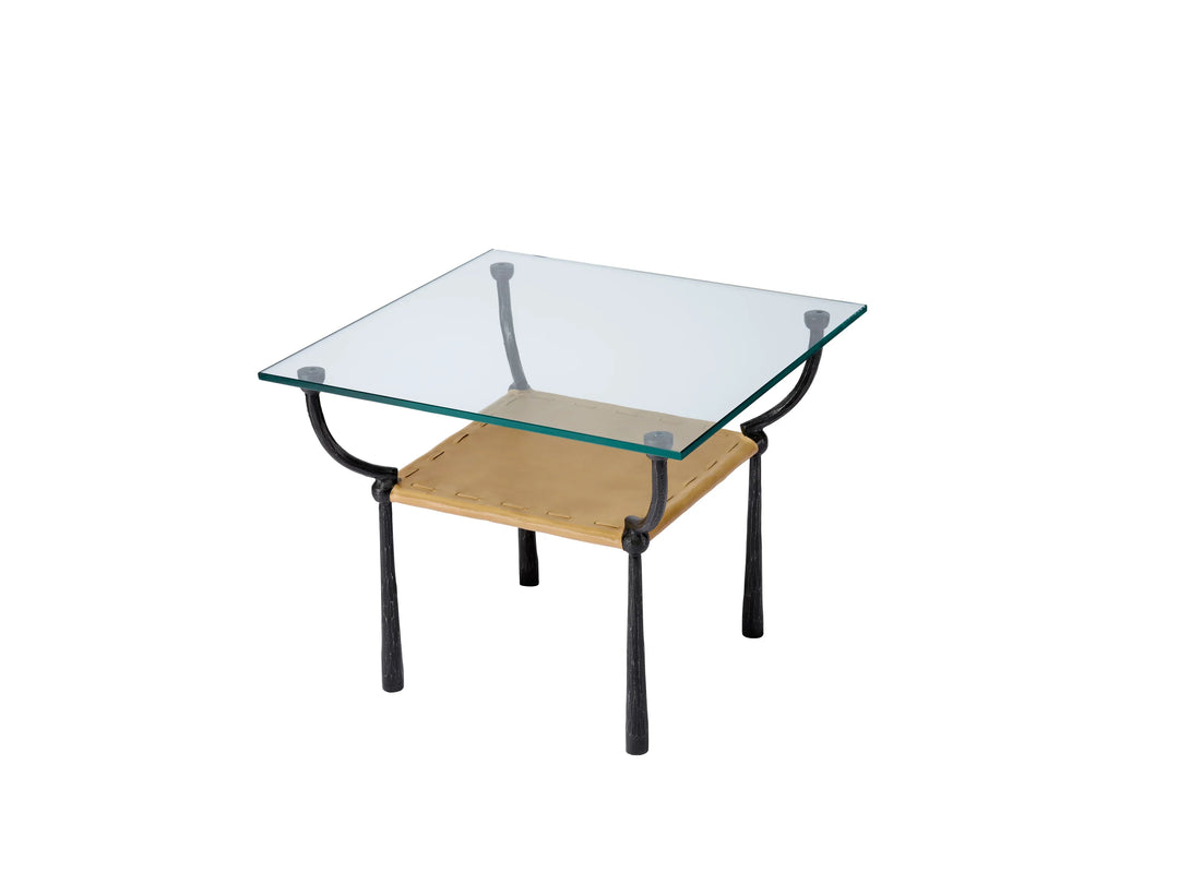 Renzo Iron Side table - AmericanHomeFurniture