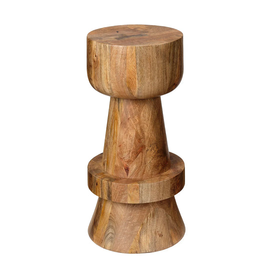 Jamie Young Rook Mango Wood Counter Stool BAR STOOLS + COUNTER STOOLS